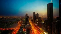 迪拜城市迪拜城市建筑景观高清图片
