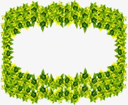 绿色植物卡通树叶效果素材