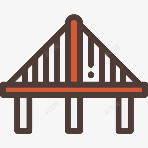 桥图标png_新图网 https://ixintu.com 工程 建筑 建筑与城市 景观 桥梁 河