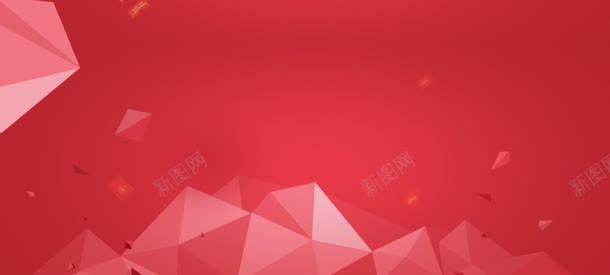 红色海报漂浮粉色形状jpg设计背景_新图网 https://ixintu.com 形状 海报 漂浮 粉色 红色
