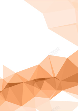 橙色科技感背景矢量抽象几何不规则图形背景高清图片