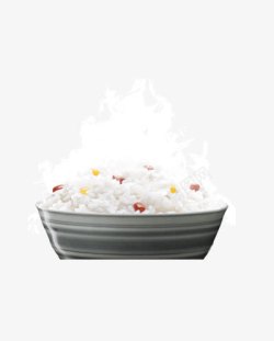 冒热气的碗冒着热气的米饭高清图片