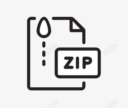 zip压缩文件包图标图标