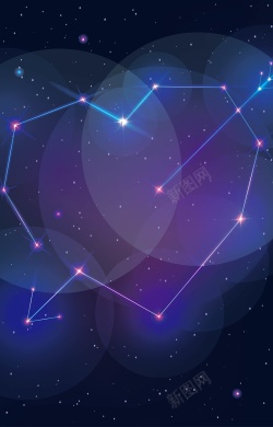 蓝色星光旋展图案蓝色弯曲的线条背景矢量图高清图片