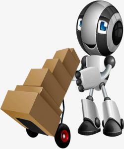 机器人装卸货物机器人装卸高清图片