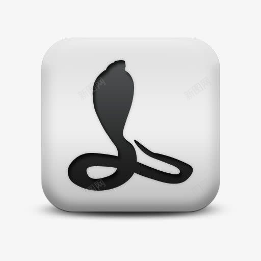 不光滑的白色的广场图标动物动物png_新图网 https://ixintu.com animal animals icon matte snake square white 不光滑的 动物 图标 广场 白色的 蛇