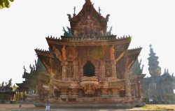 真理泰国真理寺风景二高清图片