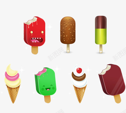 巧克力雪糕冰淇淋图标图标