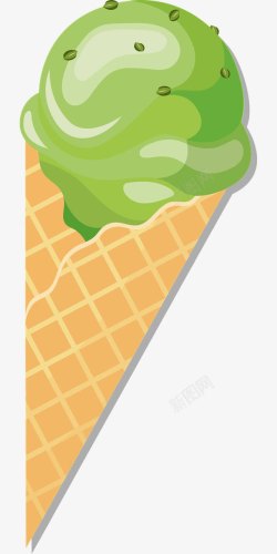 绿色冰棍绿色的冰淇凌高清图片