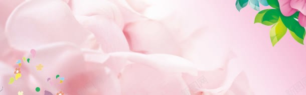 边饰花朵粉色jpg设计背景_新图网 https://ixintu.com 粉色 花朵 边饰