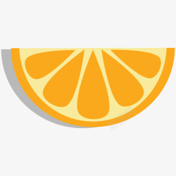 柑橘属橙子标矢量图图标高清图片