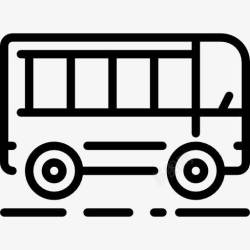 公共汽车矢量图总线图标高清图片