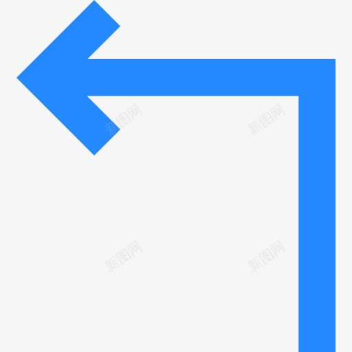 左转图标png_新图网 https://ixintu.com 多媒体选项 定位 左拐 方向 箭头