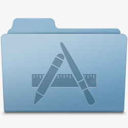 applications应用程序文件夹蓝色图标高清图片