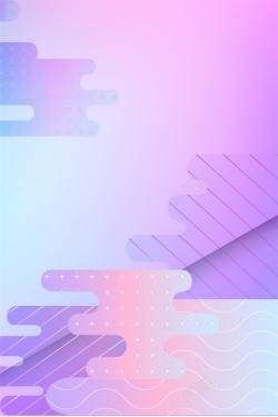 紫色图形图案背景图片简约小清新不规则图形紫色广告矢量图高清图片