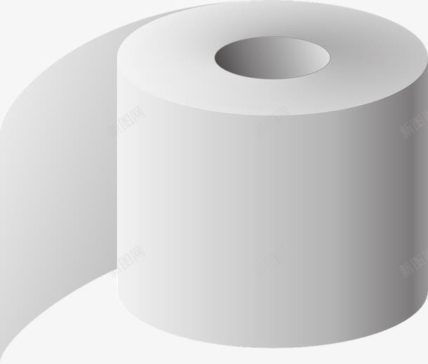 卫生纸png免抠素材_新图网 https://ixintu.com 卫生纸 白色 纸巾 鼠绘
