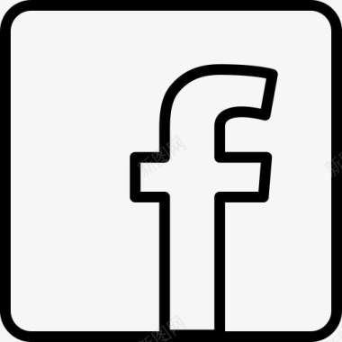脸谱网FB标志媒体社会rcons社会图标图标