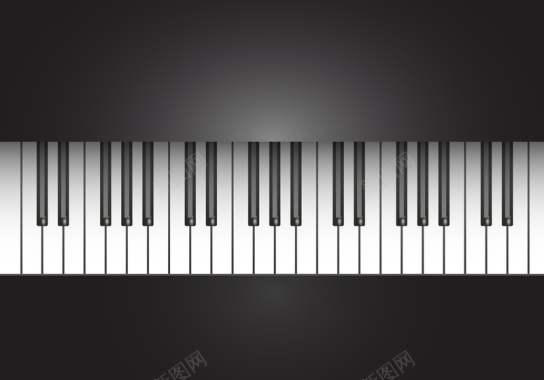 现代简约钢琴音乐会海报背景矢量图背景
