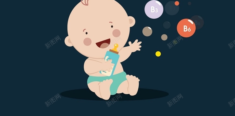 儿童baby和气球背景矢量图ai设计背景_新图网 https://ixintu.com aby baby 儿童 卡通 婴儿 小孩 气泡 气球 矢量 背景 矢量图