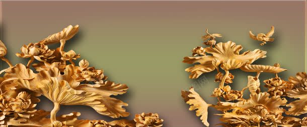 木雕花草背景图jpg设计背景_新图网 https://ixintu.com 木雕 背景 花草