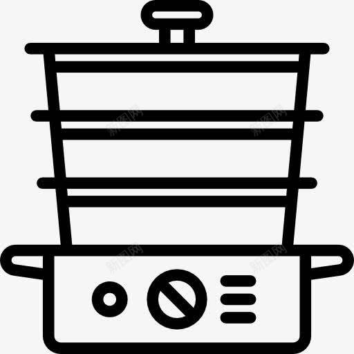蒸笼图标png_新图网 https://ixintu.com 厨具 蒸笼 设备