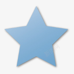 蓝色的星星图标png_新图网 https://ixintu.com 五角星