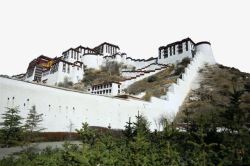 西藏布达拉宫五素材