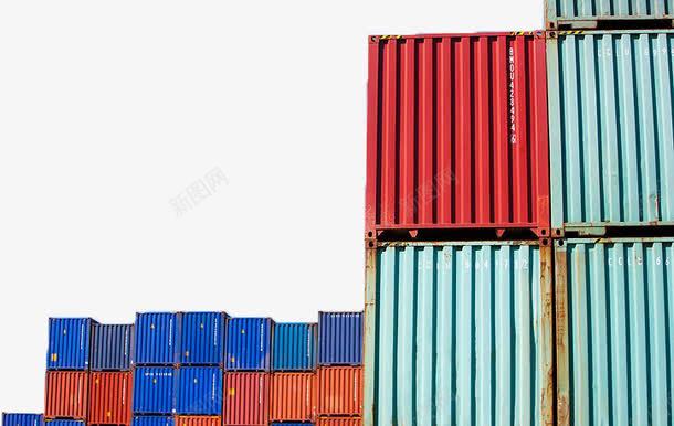 彩色集装箱png免抠素材_新图网 https://ixintu.com 彩色 海运 港口 港口码头 码头 货运 运输 集装箱
