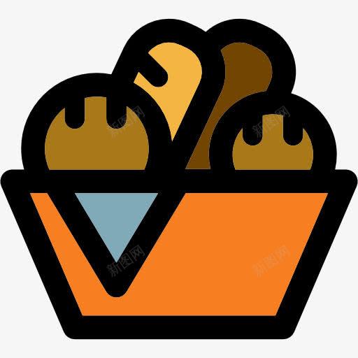 面标图标png_新图网 https://ixintu.com 烤篮 面包 面包卷 食品 馒头