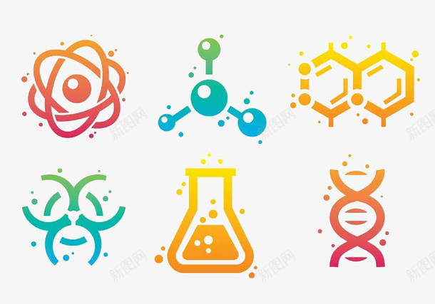 简约医疗试瓶化学psd免抠素材_新图网 https://ixintu.com 化学 医疗 卡通 彩色 方程式