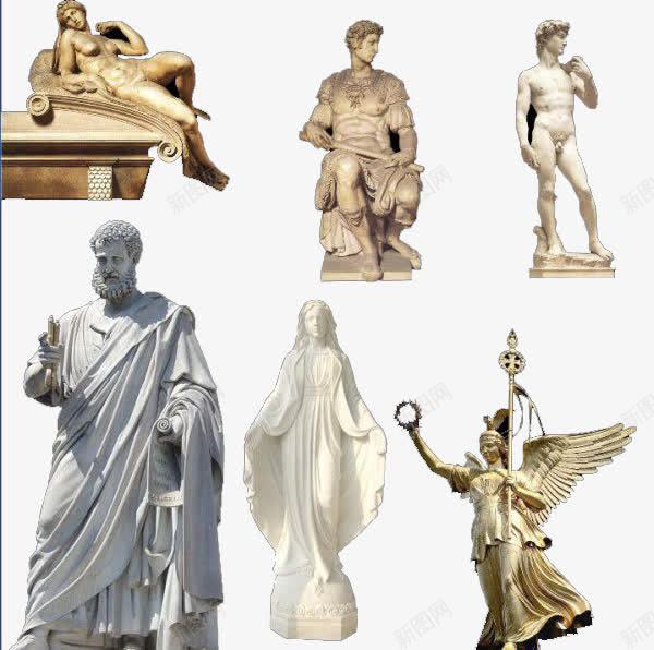 西方雕塑片png免抠素材_新图网 https://ixintu.com 圣母 耶稣 西方 设计 雕塑
