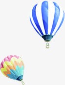 彩色可爱漂浮热气球png免抠素材_新图网 https://ixintu.com 可爱 彩色 漂浮 热气球