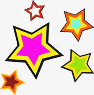 彩色星星图形图标png免抠素材_新图网 https://ixintu.com 图形 图标 彩色 星星