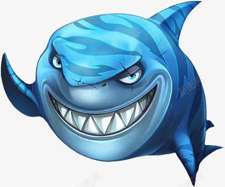 蓝色鲨鱼png免抠素材_新图网 https://ixintu.com 素材 蓝色 鲨鱼