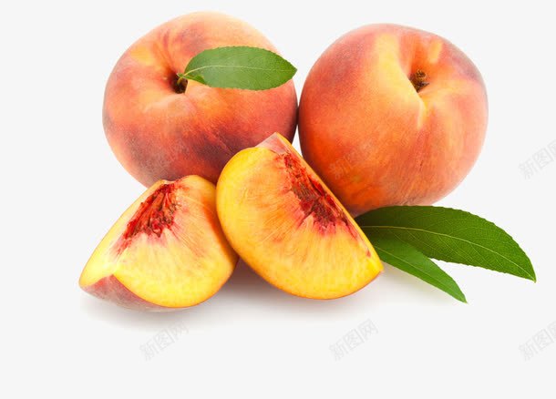 美味的新鲜水蜜桃png免抠素材_新图网 https://ixintu.com 新鲜桃子 水果果实 美味的新鲜水蜜桃