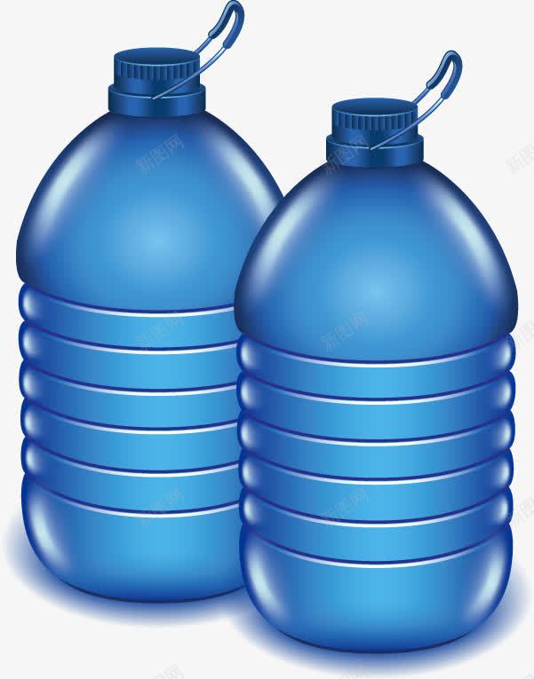 蓝色双桶水png免抠素材_新图网 https://ixintu.com 双桶 大桶水 桶装水 蓝色