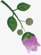 手绘紫色玫瑰装饰花朵png免抠素材_新图网 https://ixintu.com 玫瑰 紫色 花朵 装饰
