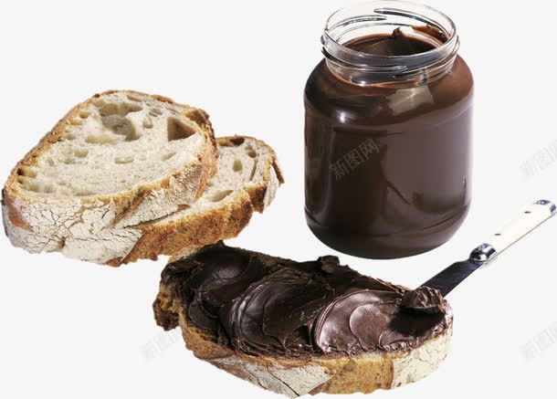 巧克力酱面包png免抠素材_新图网 https://ixintu.com 产品实物 免费png素材 巧克力 美味 面包