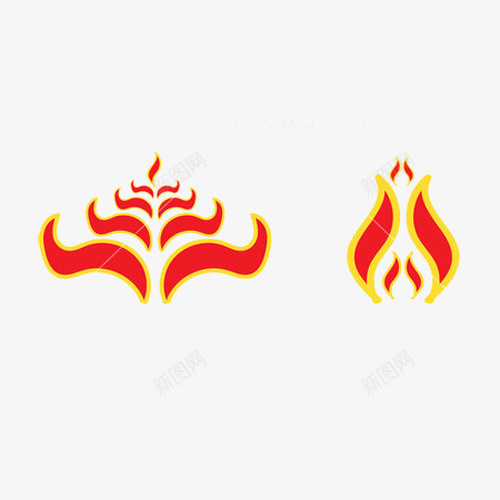 火的图案png免抠素材_新图网 https://ixintu.com logo设计 图标 图案 图识 标志 火的形状 火的标志