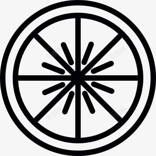 CuttenOrange图标png_新图网 https://ixintu.com 健康 有机 柑橘 柑橘类水果 水果 食品