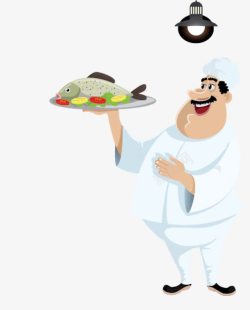 中餐厨师卡通厨师人物高清图片