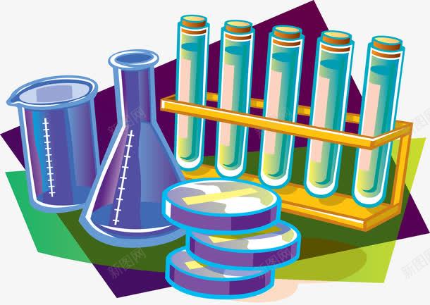 医疗实验png免抠素材_新图网 https://ixintu.com 做实验 化学实验 卡通 试管 量筒