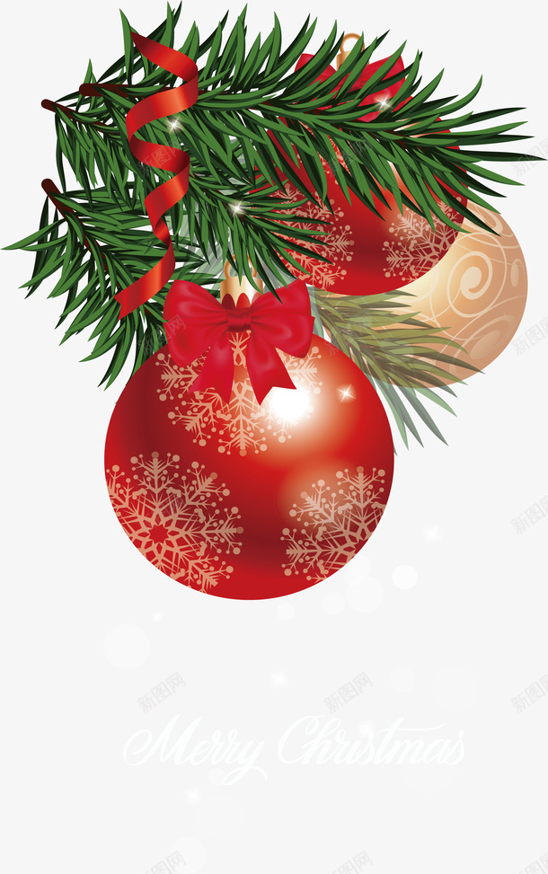红色圣诞球矢量图ai免抠素材_新图网 https://ixintu.com 2017圣诞节 merryChristmas 圣诞快乐 圣诞节 矢量png 红色圣诞球 矢量图