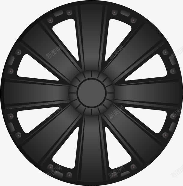 黑色对称磨砂轮毂png免抠素材_新图网 https://ixintu.com 对称 汽车轮毂 矢量车轮轮毂 磨砂轮毂 轮毂 黑色 黑色轮毂