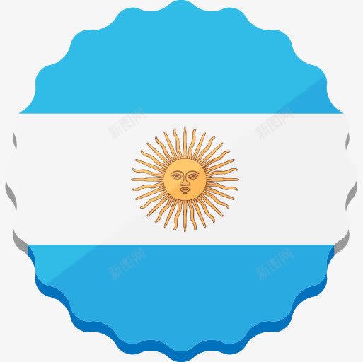 阿根廷2014世界杯齿轮式图标png_新图网 https://ixintu.com Argentina 阿根廷