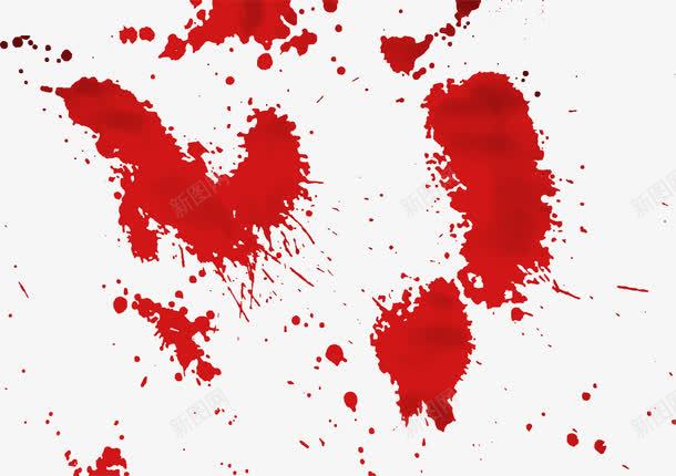 大量的血迹png免抠素材_新图网 https://ixintu.com 液体 溅血 犯罪现场 红色 血液 血迹