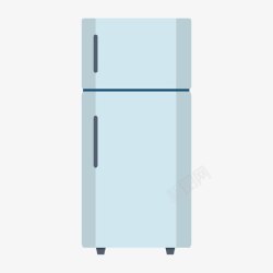 扁平化冰箱矢量图素材