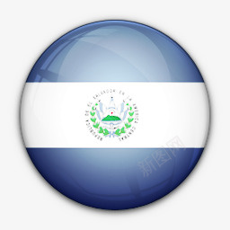 厄尔尼诺旗对萨尔瓦多世界标志图图标图标