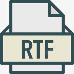 RTF文件RTF图标高清图片