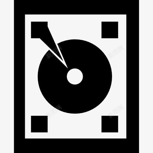 记录玩家图标png_新图网 https://ixintu.com 乙烯 光盘 唱片 音乐播放器 骑师DJ